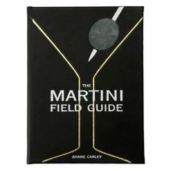 Graphic Image - The Martini Field Guide Black Leather Book