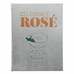 Graphic Image - Celebrate Rose Silver Metallic Leather Book