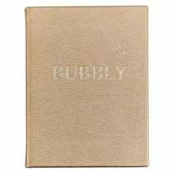 Graphic Image - Bubbly Gold Metallic Leather Book