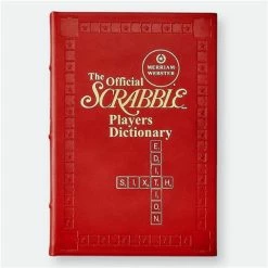 Graphic Image - Scrabble Dictionary Red Leather Book