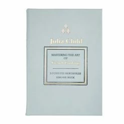 Graphic Image - Julia Childs Mastering Art Blue Leather Book