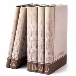Collectors Library - F. Scott Fitzgerald Art Deco Set 5pce