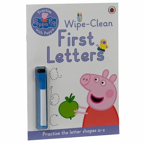 Kids Book Book - Practice With Peppa Pig Wipe Clean First Letters